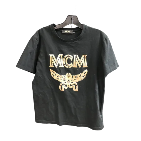 Top Short Sleeve Designer By Mcm In Black, Size: S