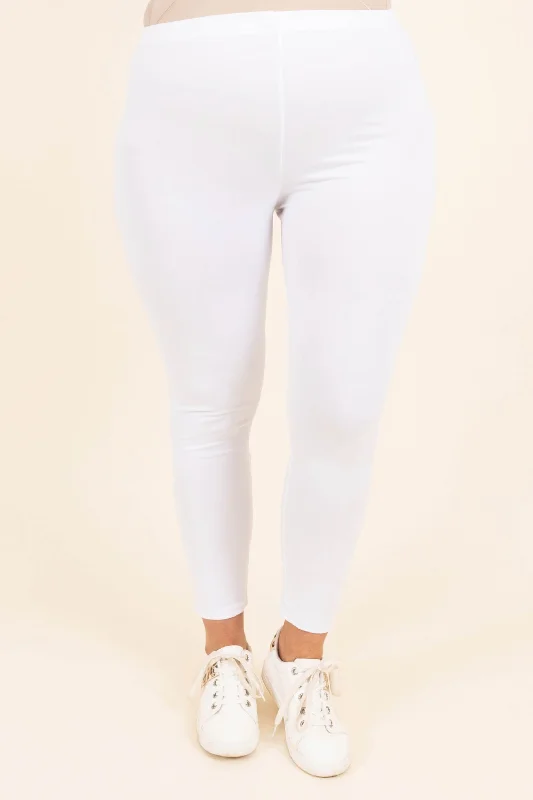 Quick With it Leggings, White