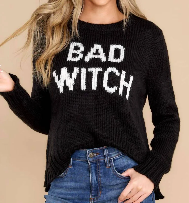 Bad Witch Sweater In Black