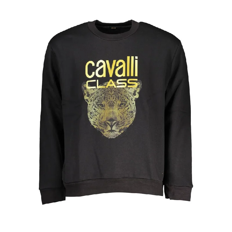 Cavalli Class Chic Fleece Crew Neck Sweatshirt in Women's