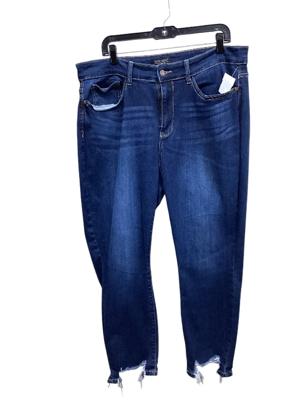 Jeans Skinny By Judy Blue In Denim, Size: 18