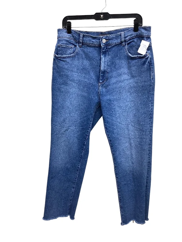 Jeans Straight By Dl1961 In Blue Denim, Size: 12