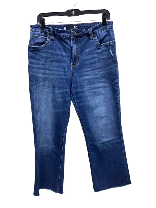 Jeans Straight By Kut In Blue Denim, Size: 10