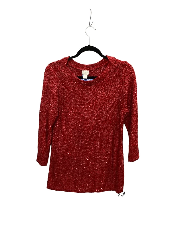 Top Long Sleeve By Chicos In Red, Size: M