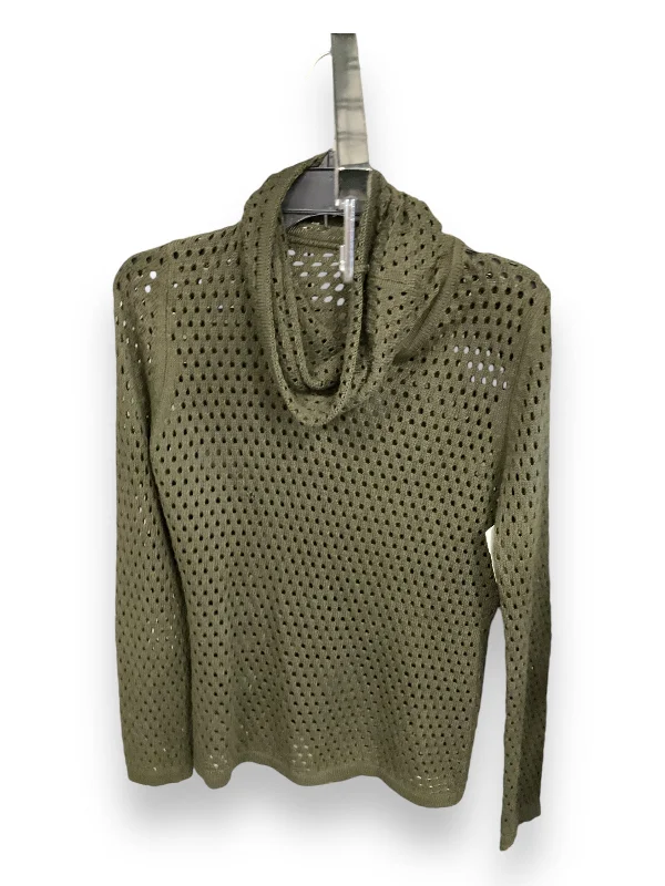 Top Long Sleeve By Kerisma In Green, Size: L