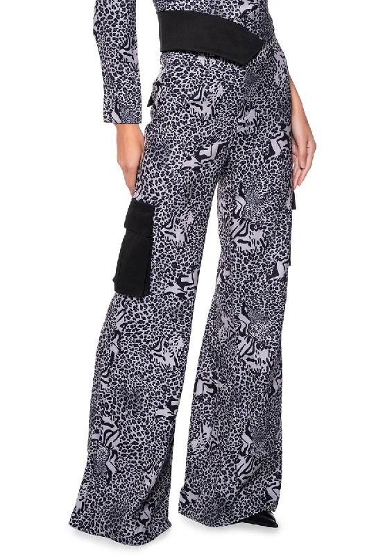 WILD CHILD ANIMAL PRINT CARGO PANTS