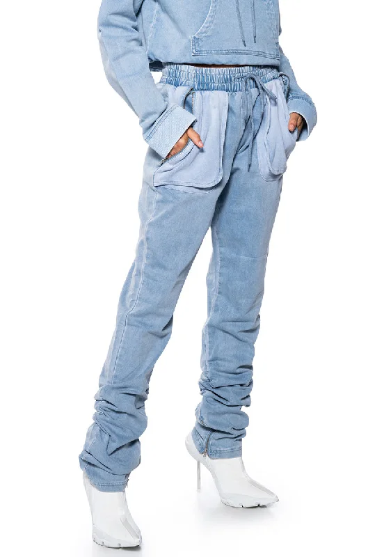 COVER ME IN DENIM JOGGER